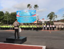 ‎Polres Loteng Libatkan Ratusan Personel Amankan Pawai Lampion Sambut Idul Fitri. ‎