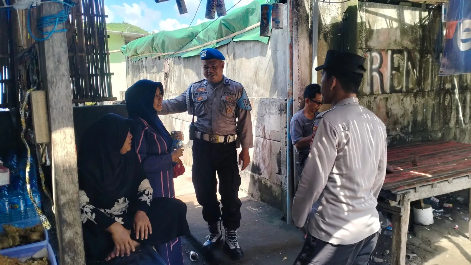 Patroli KRYD Polsek Lembar Sasar Titik Rawan di Dusun Puyahan