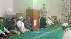 Kanit Binmas Polsek Madapangga Hadiri Safari Ramadhan Bersama Forkopimcam Madapangga di Masjid Al-Mutakim