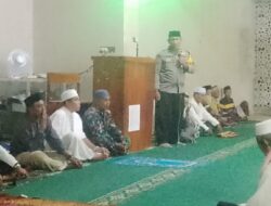 Kanit Binmas Polsek Madapangga Hadiri Safari Ramadhan Bersama Forkopimcam Madapangga di Masjid Al-Mutakim