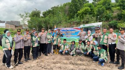 Polres Bima Kabupaten Mengikuti Penanamann Jagung Serentak Kuartal 1 Tahun 2026