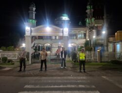 Polres Bima Kota Laksanakan Patroli dan Pengamanan Sholat Tarawih di Sejumlah Masjid