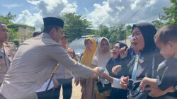 Kapolres Bima Kota Temui Massa Aksi Ina-Ina Anti Narkoba Lambu, Tegaskan Komitmen Berantas Narkoba