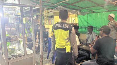 Patroli Dialogis Polsek Taliwang, Ajak Warga Jaga Kamtibmas