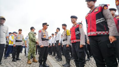 Pimpin Apel Operasi ketupat, Kapolri Instruksikan Jajaran Wujudkan Mudik Aman-Keluarga Bahagia