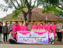 Momentum Bulan Suci Ramadhan, Polsubsektor Palibelo Bersama Bhayangkari Bagikan Takjil Berbuka Puasa