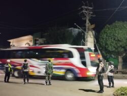 Patroli Dialogis, Personel Pos PAM Tente Mencegah Timbulnya Potensi Guankamtibmas dan Cegah Kemacetan Arus Lalulintas