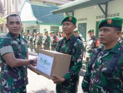 Dandim 1606 Mataram Bagikan Bingkisan Lebaran 1447 H dan Nyepi Tahun Baru Saka 1948