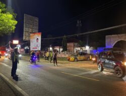 Personel Pos Yan Operasi Ketupat Rinjani Polres Bima Kabupaten Gelar Patroli dan Pengamanan Sholat Tarawih