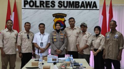 Kapolres Sumbawa Pimpin Rapat Strategis Ketahanan Pangan 2026 Bersama Bulog dan Tani Merdeka