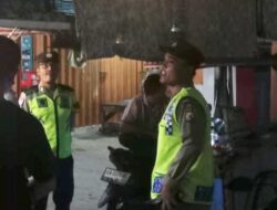 Patroli Dialogis, Polsek Jereweh Ajak Warga Jaga Kondusifitas dan Waspada Hoax