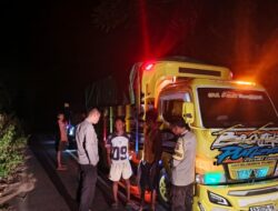 Patroli Blue Light Polsek Langgudu Sasar Titik Rawan, Antisipasi Gangguan Kamtibmas