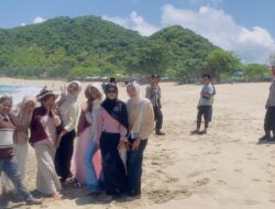 Pengunjung Pantai Wane Melonjak, Polsek Monta Sigap Melakukan Patroli dan Pengamanan