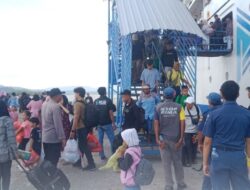 Polsek Kawasan Pelabuhan Laut Bima Amankan Kedatangan KM Tilongkabila di Pelabuhan Bima