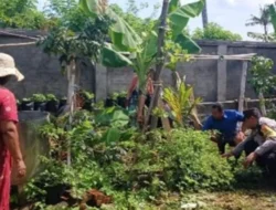 Polres Lombok Barat Perkuat Ketahanan Pangan di Desa Giri Tembesi