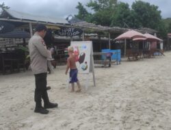 Polsek Praya Barat Intensifkan Patroli Siang di Kawasan Wisata Selong Belanak, Antisipasi Gangguan Kamtibmas