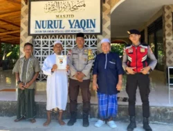 Wujud Kepedulian Polri di Pelosok, Kapolres Lombok Barat Salurkan Bantuan Spesial untuk Masjid di Gili Gede Indah