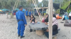 Menjaga Keamanan Pesisir, Sat Polairud Polres Lombok Barat Intensifkan Patroli dan Edukasi di Pantai Senggigi