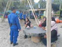 Menjaga Keamanan Pesisir, Sat Polairud Polres Lombok Barat Intensifkan Patroli dan Edukasi di Pantai Senggigi