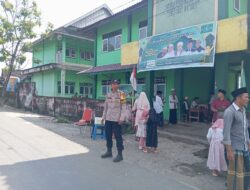 Polri Hadir di Tengah Masyarakat, Bhabinkamtibmas Desa Pelambik Amankan Zikir Akbar dan Atur Lalu Lintas
