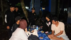 Jaga Keamanan Wilayah, Tim Patroli Perintis Presisi Polres Lombok Barat Perketat Pengawasan di Giri Menang Park