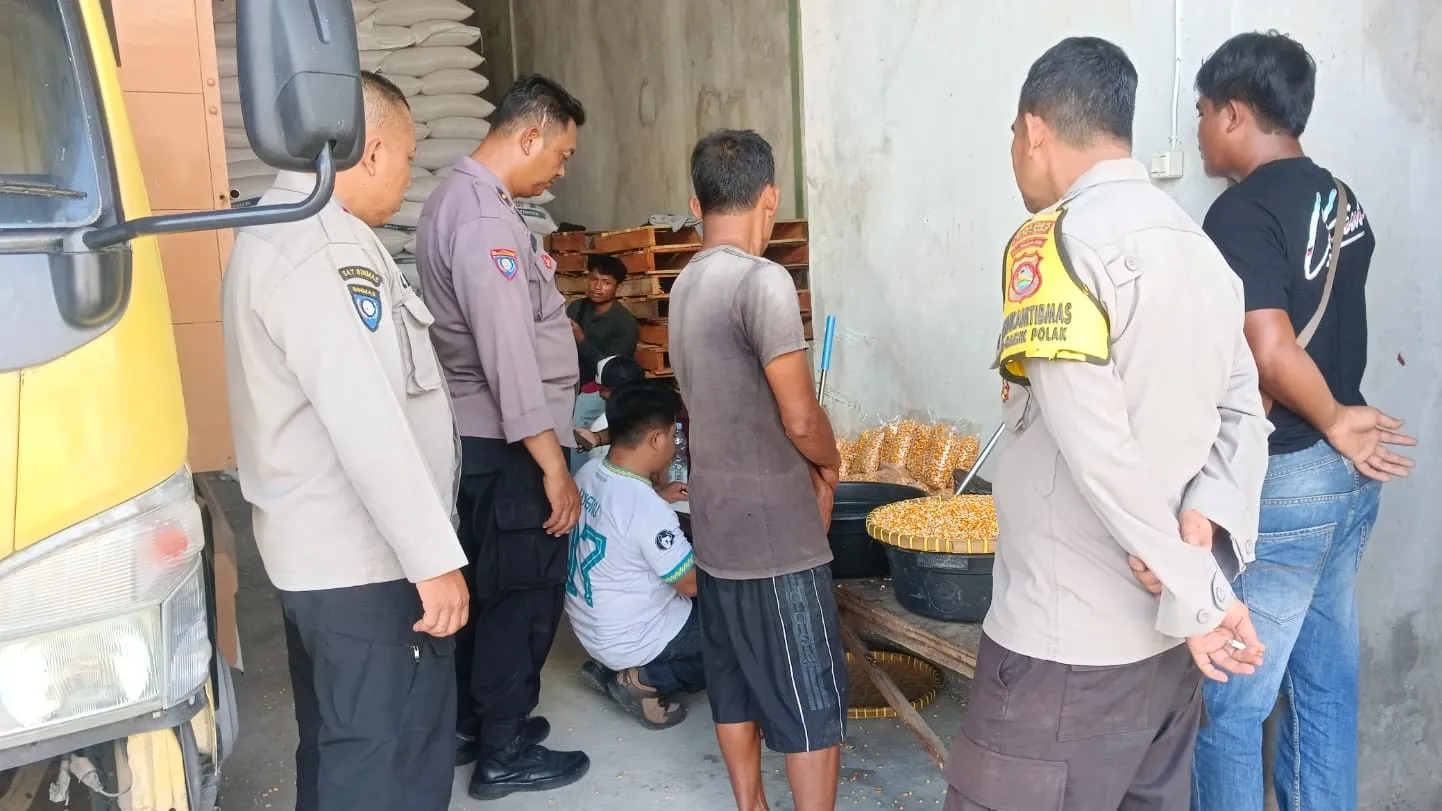 Sinergi Polri dan Petani, Polsek Gerung Distribusikan Tonase Jagung Pipilan ke Gudang Bulog Gelogor
