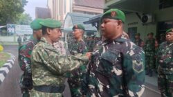 Kenaikan Pangkat Prajurit Kodim 1606 Mataram Penuh Haru