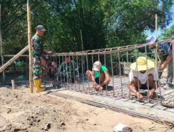 Pondasi Jembatan Garuda Dikerjakan, Asa Baru Warga Tumbuh