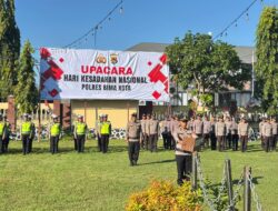 Tingkatkan Disiplin, Polres Bima Kota Gelar Upacara Hari Kesadaran Nasional