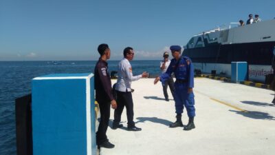 Sat Polairud Polres Lombok Barat Amankan Pelabuhan Senggigi