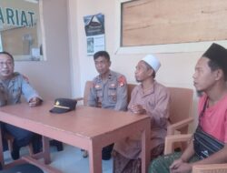 Dekati Warga Secara Humanis, Sat Binmas Polres Lombok Barat Pastikan Wilayah Lembar Selatan Tetap Kondusif