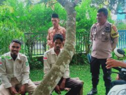 Bhabinkamtibmas Polres Bima Kota Perkuat Kamtibmas Lewat Silaturahmi dengan Warga dan Staf Desa