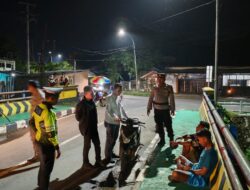 Patroli Malam Pamapta Polres Dompu, Ciptakan Situasi Aman dan Kondusif