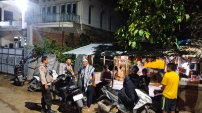 Polsek Langgudu Gelar Patroli Blue Light Cipkon, Sasar Pemuda dan Warga di Tiga Desa