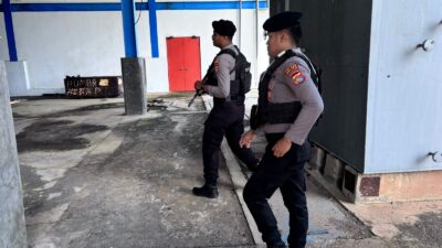 ‎Sat Samapta Polres Bima Kota Amankan Objek Vital Nasional PLTU Bima