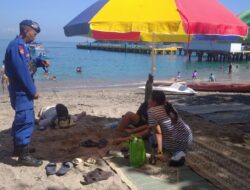 Pantai Senggigi Dijaga Ketat Sat Polairud, Pastikan Akhir Pekan Wisatawan Aman dan Nyaman