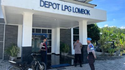 Polsek Sekotong Perketat Pengamanan Depot LPG Lombok, Pastikan Objek Vital Nasional Aman dari Gangguan