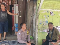 Bhabinkamtibmas Polres Bima Kota Sambang Warga, Sosialisasikan Layanan Darurat 110