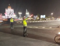 Polres Lombok Barat Pastikan Keamanan Jalur Night Run dalam Perayaan HUT Lobar ke-68
