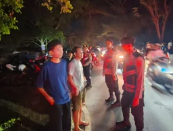 Polres Lombok Barat Perkuat Keamanan Taman Kota Melalui Patroli Dialogis dan Sosialisasi KEMOS 110