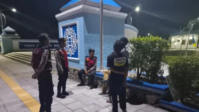 Tingkatkan Keamanan Wilayah, Sat Samapta Polres Lombok Barat Masifkan Sosialisasi Inovasi KEMOS 110