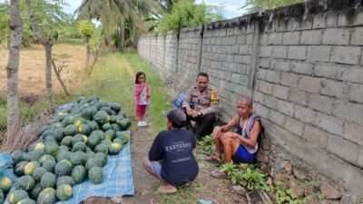 Bhabinkamtibmas Desa Penedagandor Intensifkan Sambang Warga, Ajak Jaga Kamtibmas