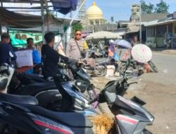 Bhabinkamtibmas Desa Teratak Intensifkan Pengamanan dan Dialog di Pasar Tradisional