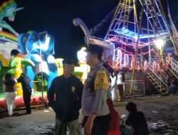 Polsek Pringgarata Amankan Kegiatan Pasar Rakyat UMKM Rona-Rona.