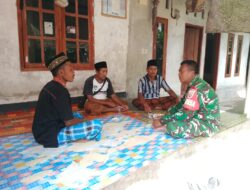 Humanis dan Dekat, Babinsa Golong Jaga Kondusifitas Wilayah
