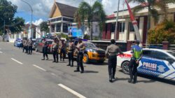 Amankan Hari Buruh, Polres Bima Kota Gelar Patroli Besar di Sejumlah Titik Strategis