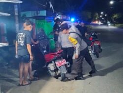 Cegah Peredaran Gelap Narkoba dan Senjata Tajam, Polsek Woha Gelar Kegiatan Razia dan Sweeping