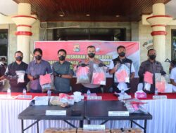 Polres Bima Musnahkan Barang Bukti Narkoba dari 4 Kasus Terbaru, Total 30 Tersangka Ditangani