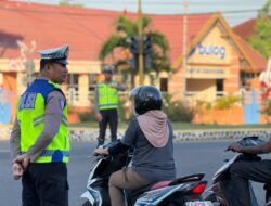 Satlantas Polres Bima Kota Laksanakan Rawan Pagi dan Strong Point di Titik Rawan Kemacetan