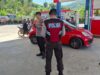 Antisipasi Gangguan Kamtibmas, Personel Polsek Sekotong Sambangi SPBU